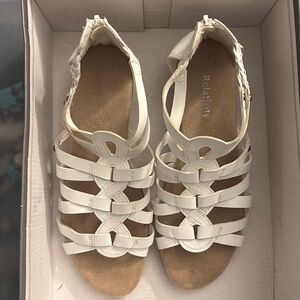 Relativity White Sandals
